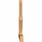 Ekena Millwork Saratoga Timber Gable Bracket, Western Red Cedar, 96"W x 44"H x 3 1/2"D x 5 1/2"F, 11/12 Pitch GBW096X44X0406SAR00SWR - alternate 4
